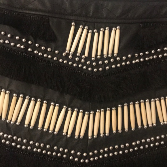 NastyGal 100% Genuine Leather Skirt - Picture 3 of 3